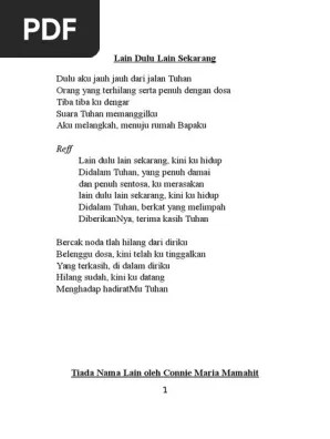 Lirik Lagu Pujian | PDF
