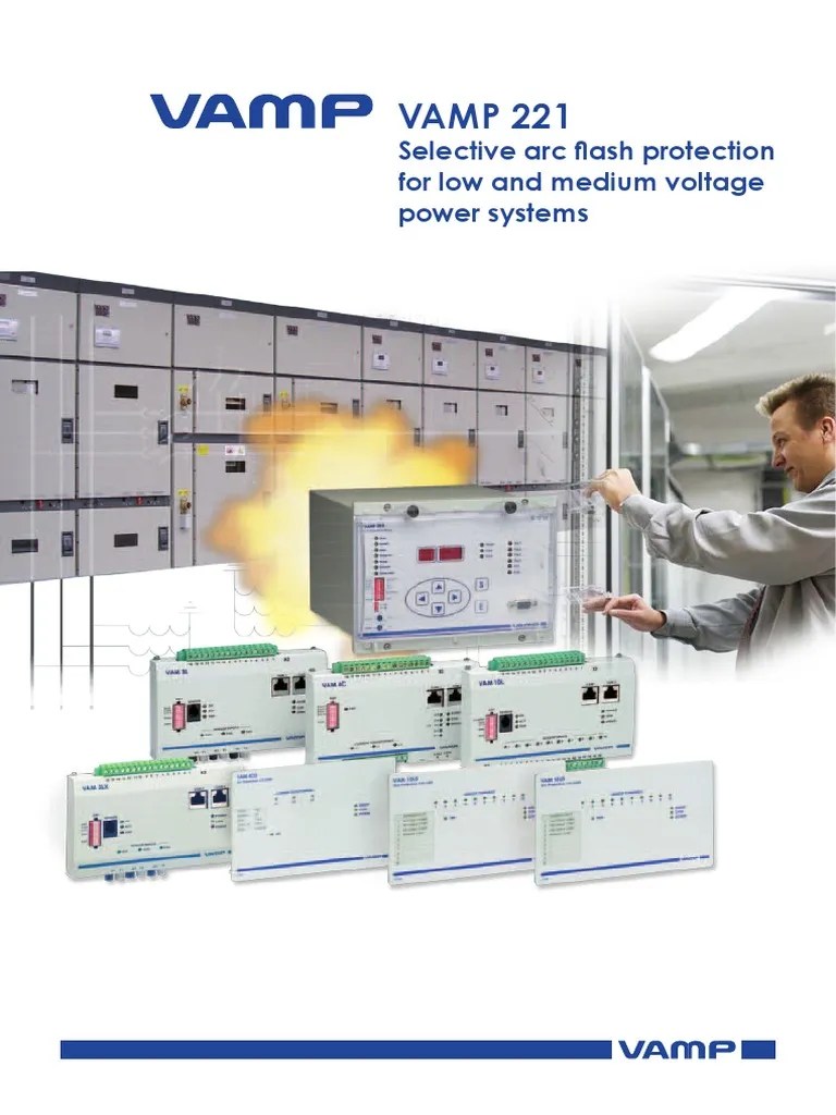 VAMP Arc Flash Detection PDF Relay Electric Power System