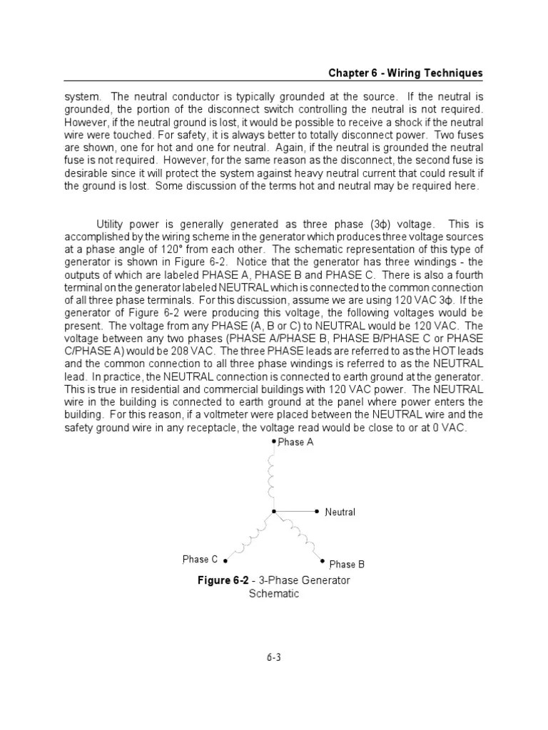 Chapter 6 Wiring Techniques Phase A PDF Power Engineering