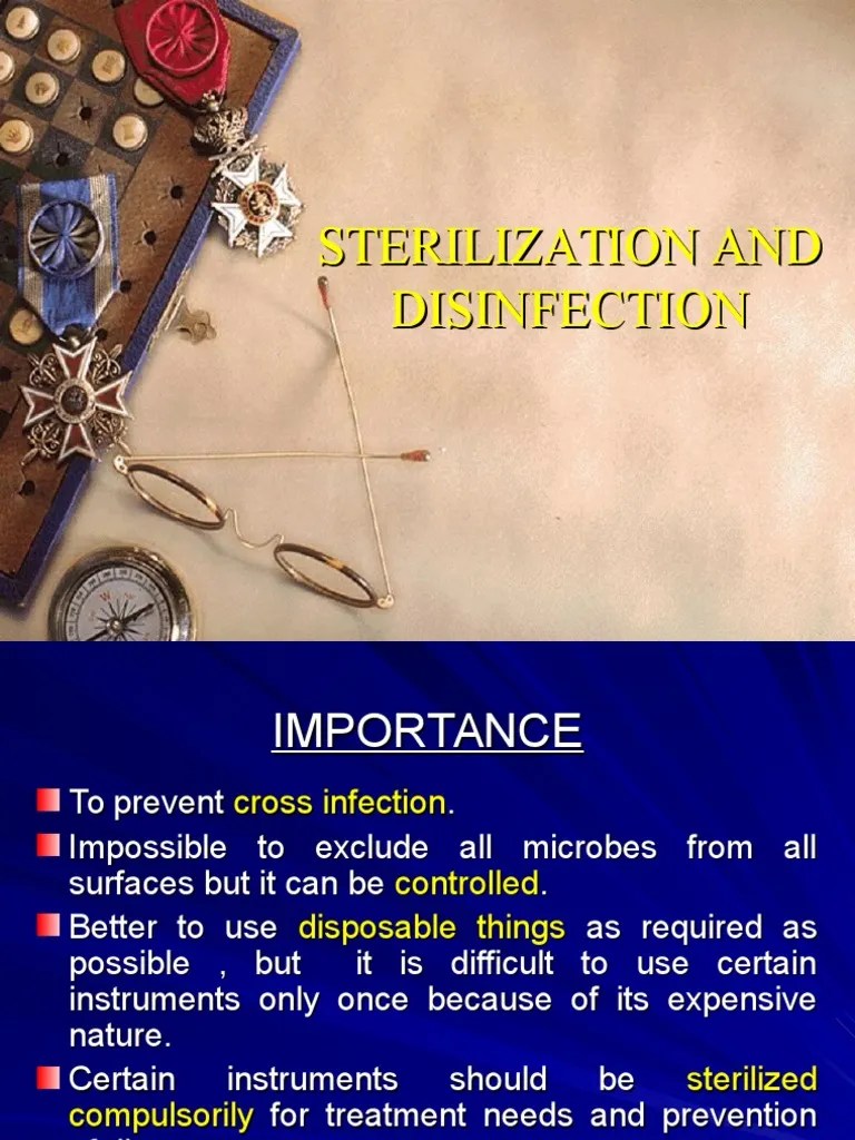 Sterilization_and_disinfection.ppt Infection Control Sterilization