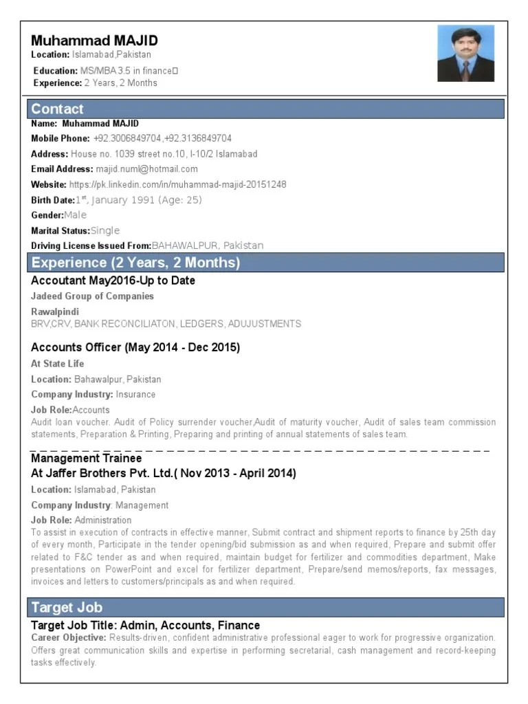 majid cv (6) Pakistan Business