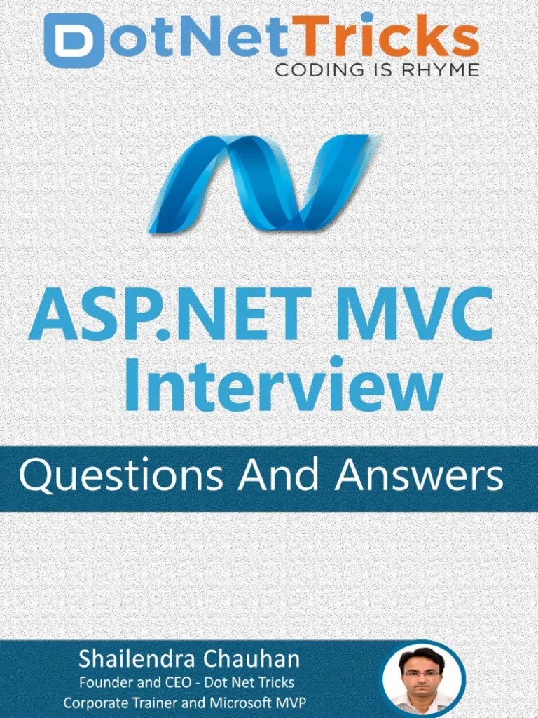 Download Free EBook for MVC Interview Questions