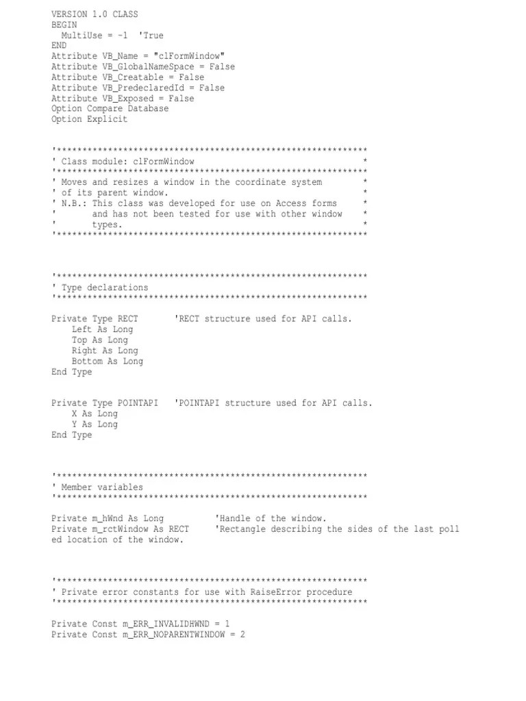 Cl Form Window Computer Programming Software Engineering