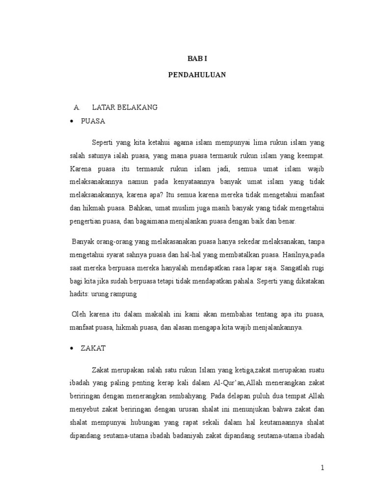 Puasa Dan Zakat | PDF