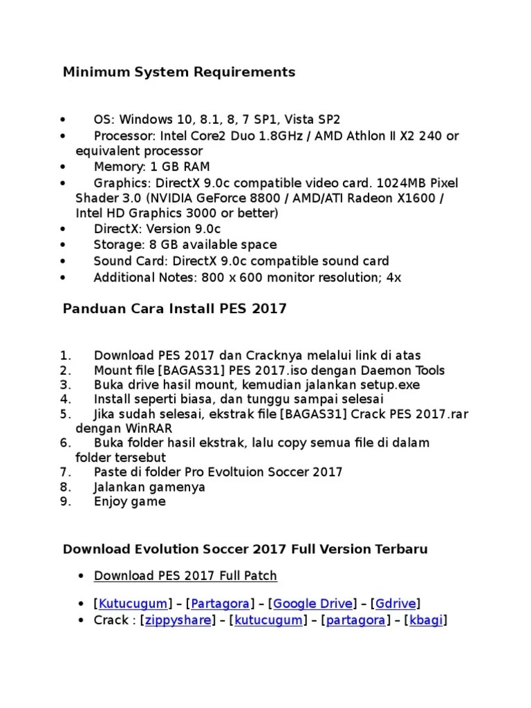 Download pes 2017 bagas31 Education and science news