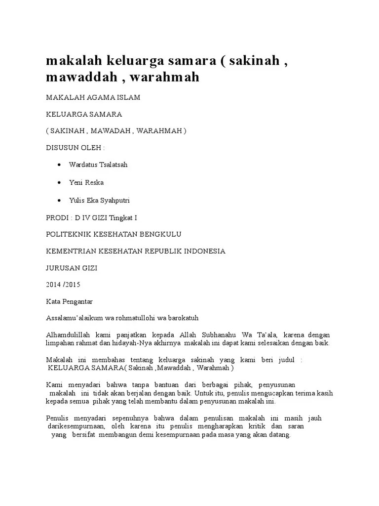 Makalah Keluarga Samara | PDF