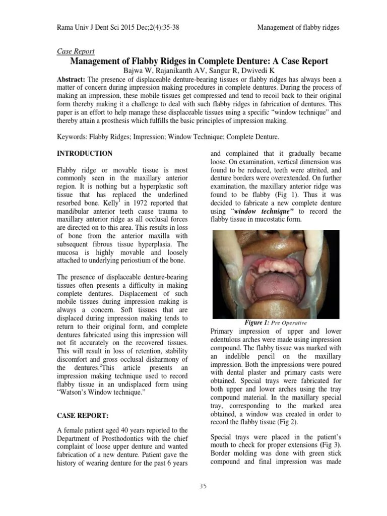 Case Report Complete Denture_2 Dentures Medicine Free 30day