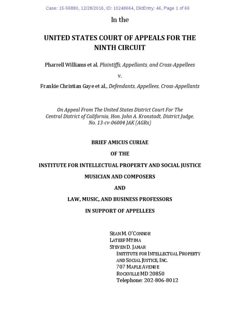 Amicus Brief Amicus Curiae Government
