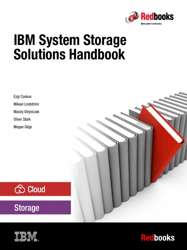 IBM System Storage Solutions Handbook (July2016) PDF Cloud
