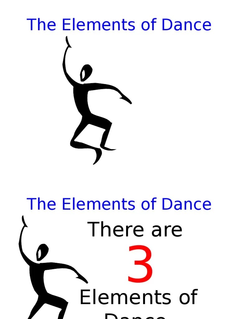 Elements of Dance Dances Rhythm