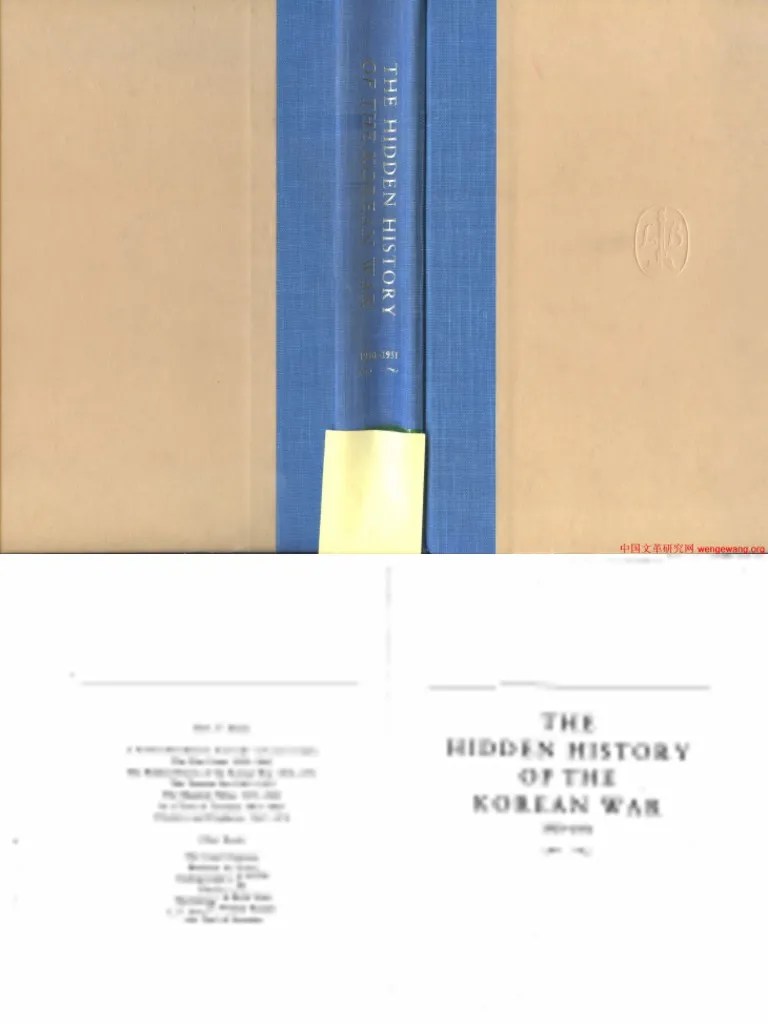 The Hidden History of the Korean War, 19501951 I. F. Stone