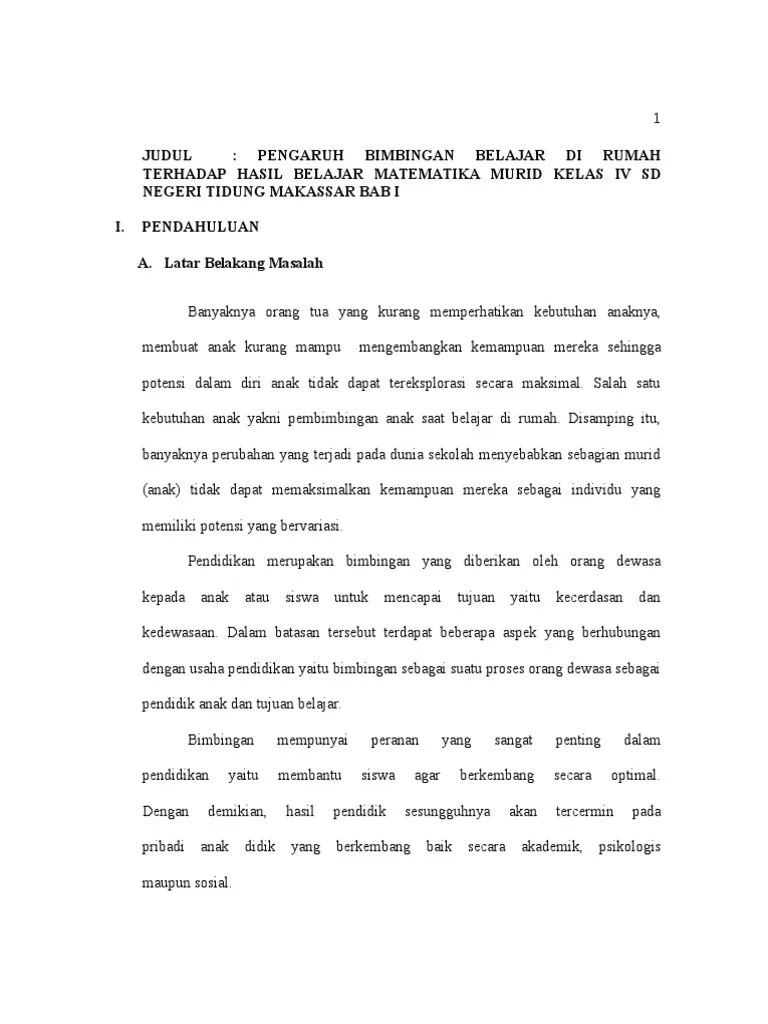 Proposal Non Ptk | Pdf