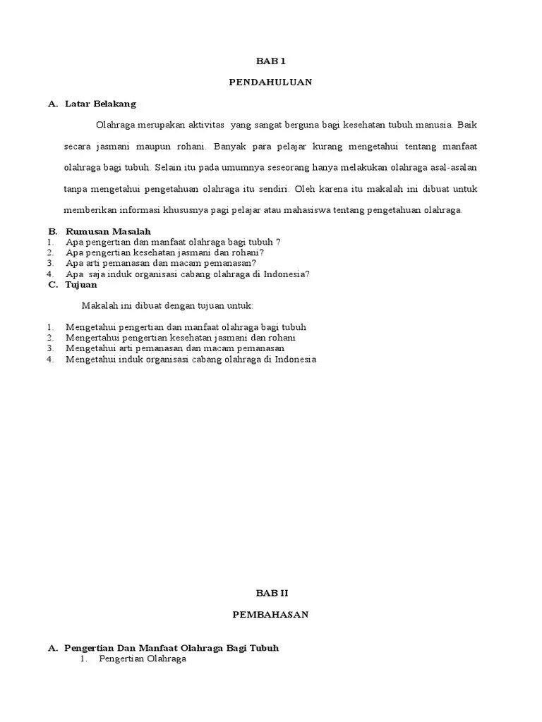 Makalah Kebugaran Jasmani Dan Rohani makalahf