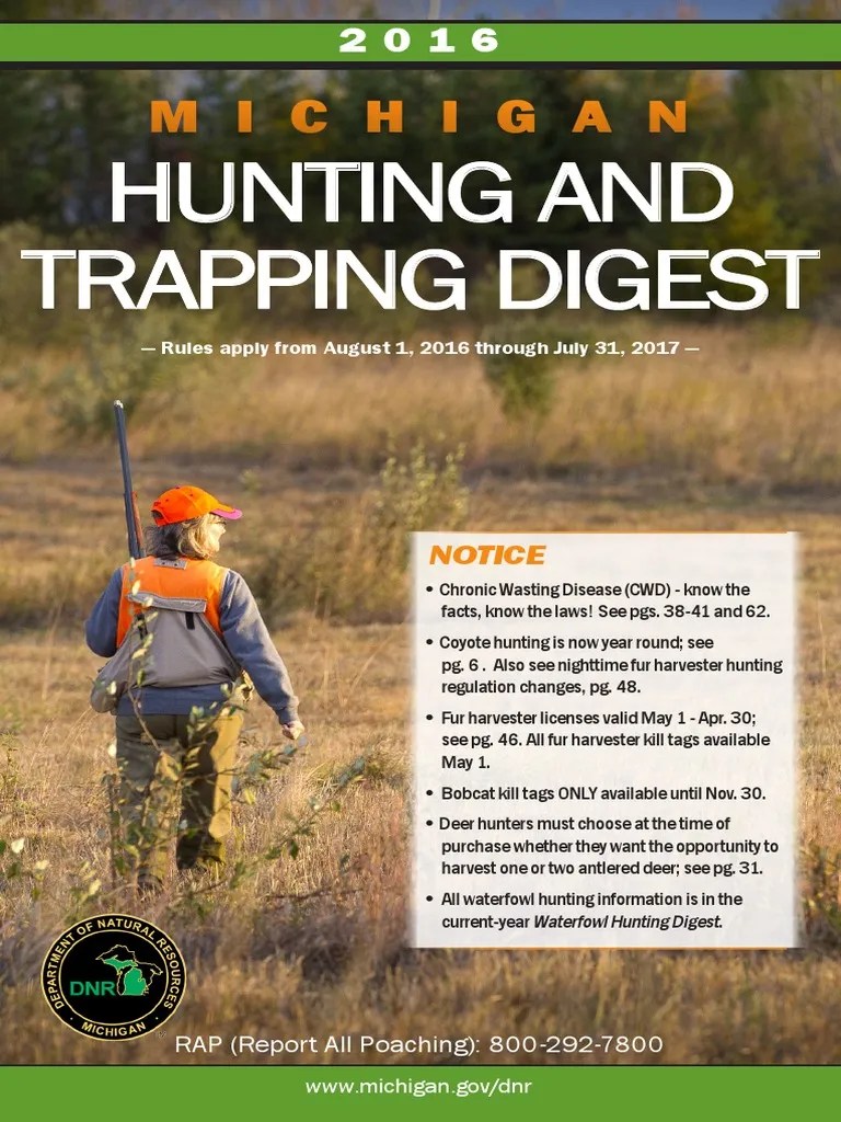 2024 Deer Hunting Digest Michigan Myrle Tootsie