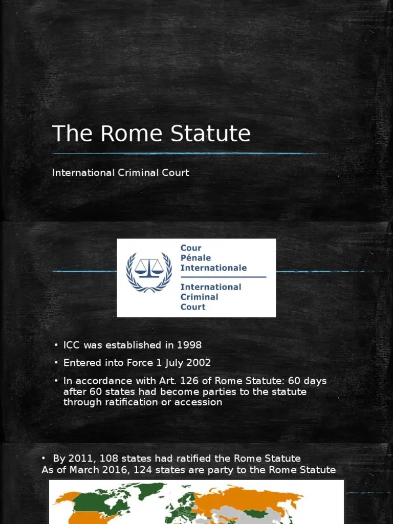 TheRomeStatute.pptx International Criminal Court Crimes Against