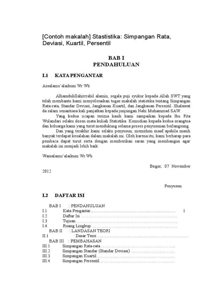 Makalah Statistik Deskriptif PDF