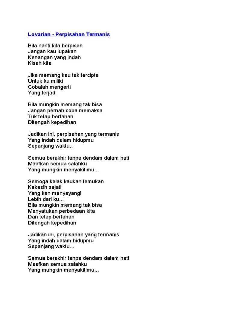 Lirik Lagu Untuk Muhadarah | PDF
