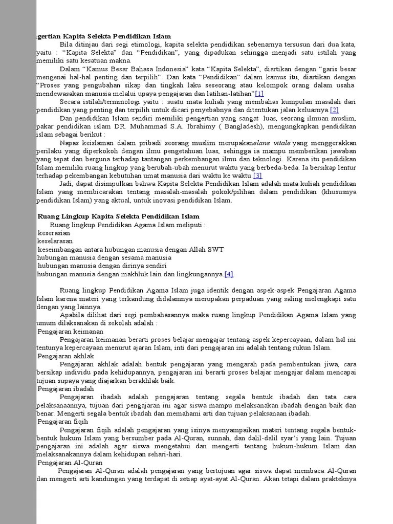Definisi Pendidikan Agama Islam Pdf