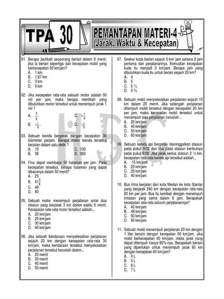 TPA 30 - Pemantri 4 | PDF