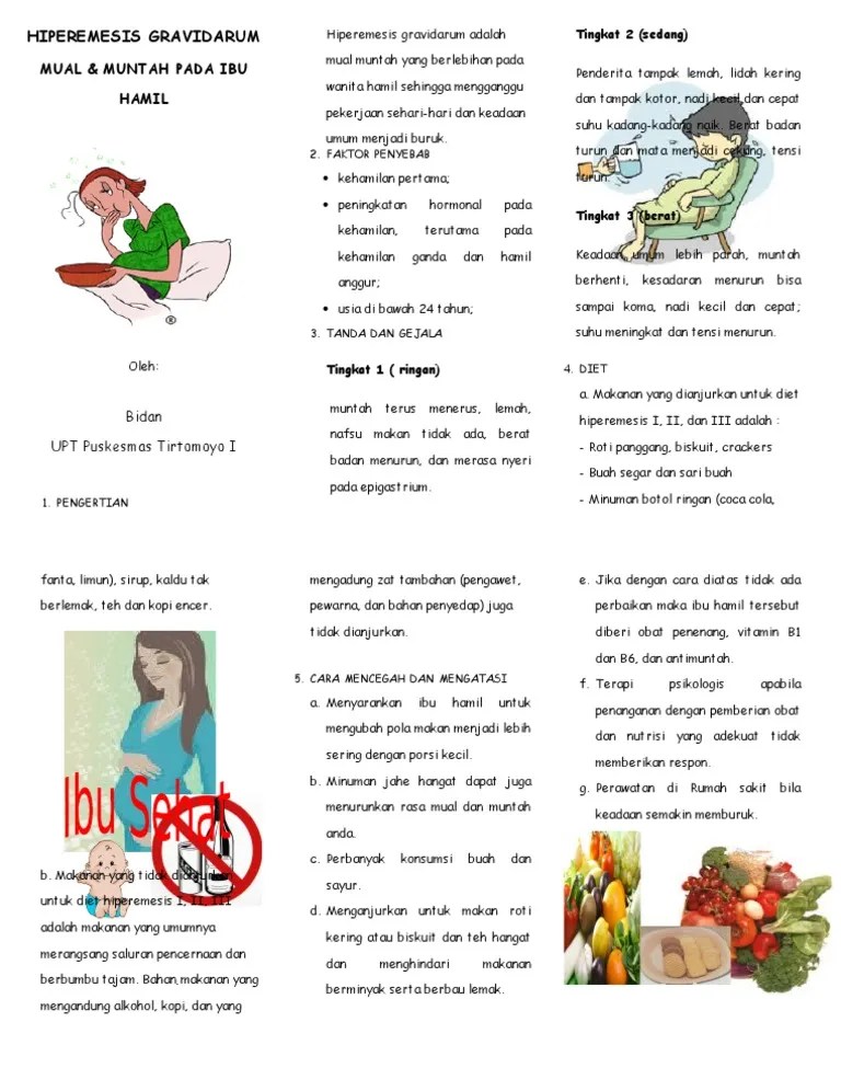 Hiperemesis Gravidarum Leaflet New