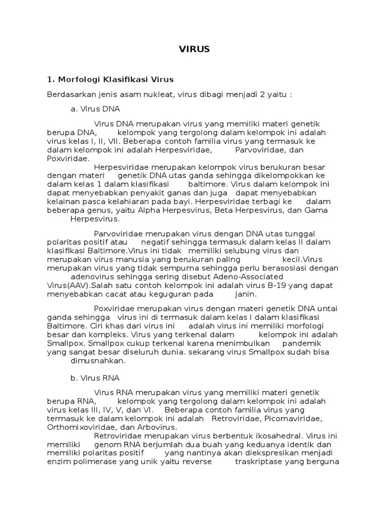 Tugas Virologi | PDF