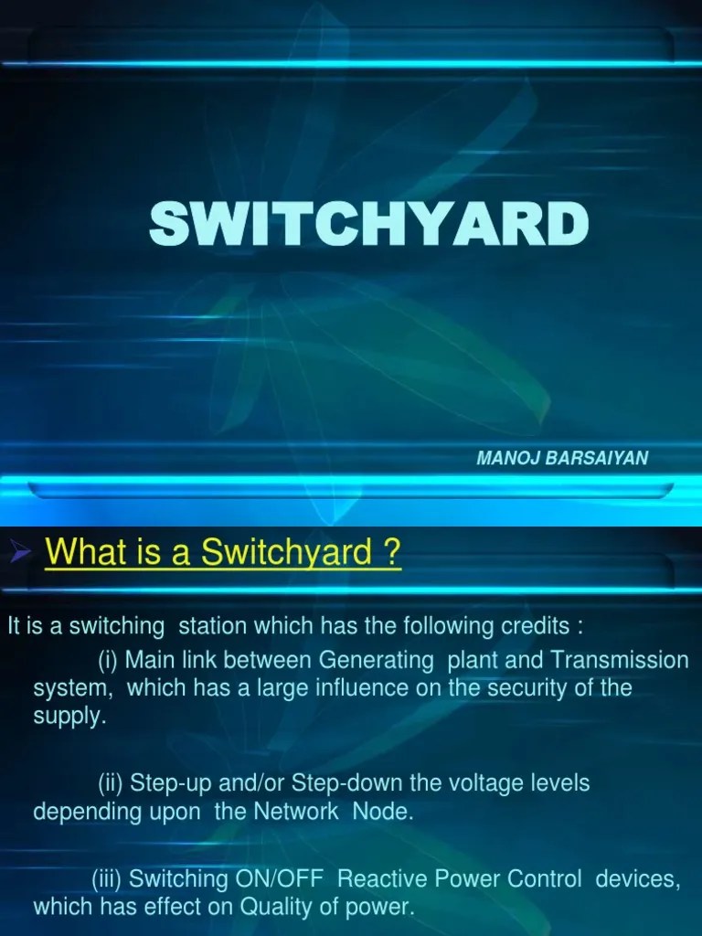 SWYD.pdf Electrical Substation Electric Arc