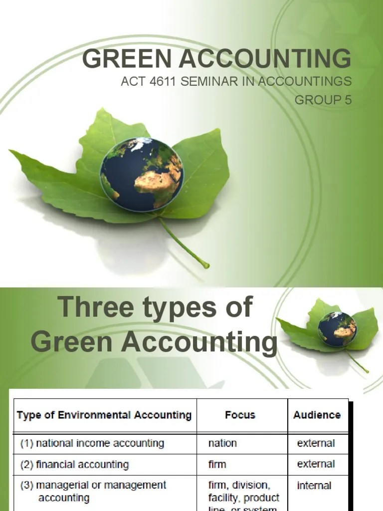 Green Accounting