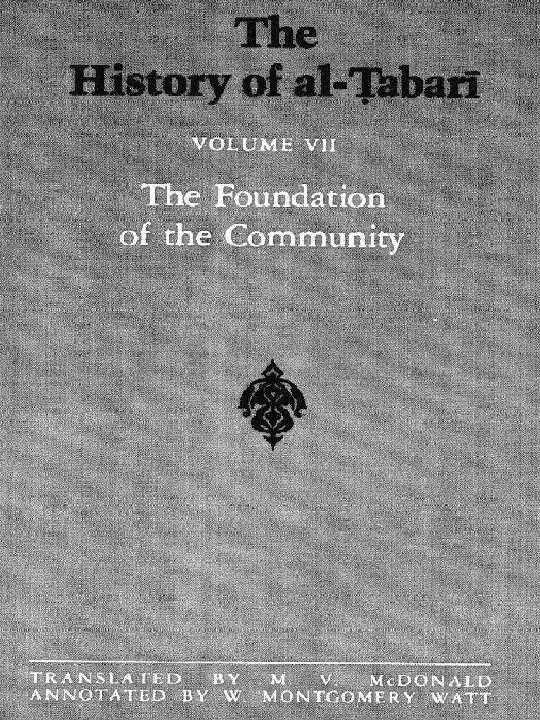 History of Al Tabari Vol 07 PDF PDF Medina Muhammad