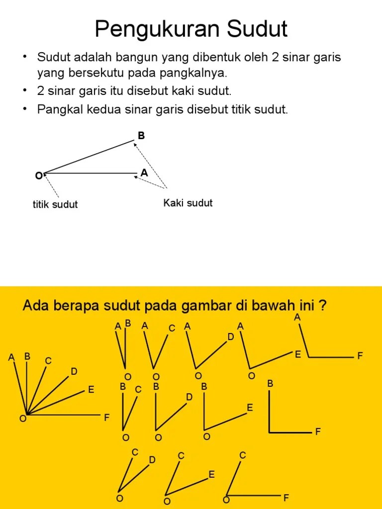 5. Pengukuran Sudut Pada Jarum Jam