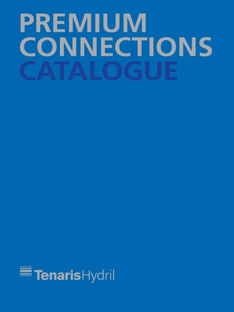Tenaris Hydril Premium Connections Catalogue.pdf Pipe (Fluid