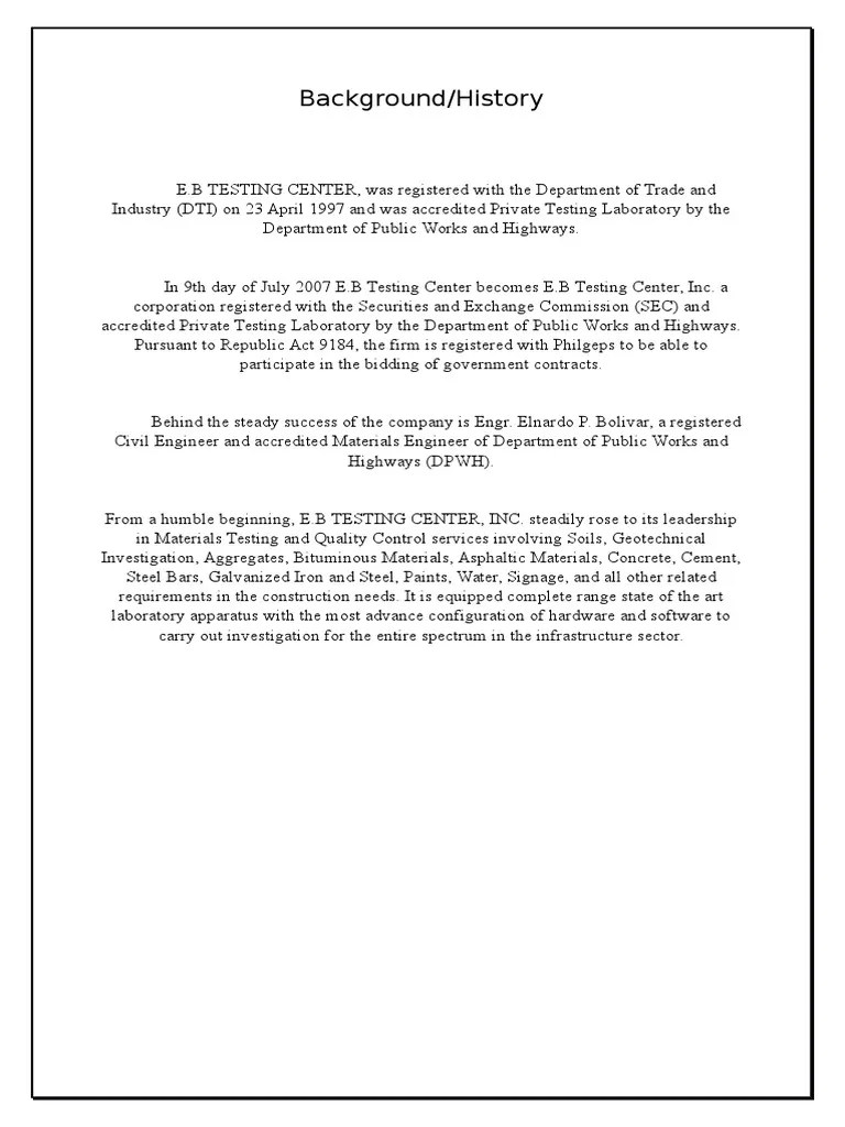 Brief History.docx Thought Employment