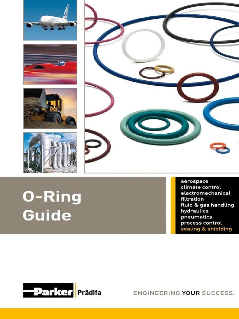 Parker Catalog O Ring Guide ODE5712 GB Chemistry Manmade Materials