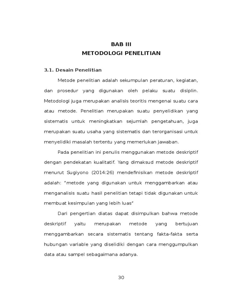 Teknik Analisis Data Deskriptif Kualitatif Menurut Sugiyono Pdf