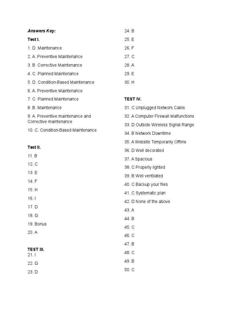 ICT Grade 10 Answer Keys PDF