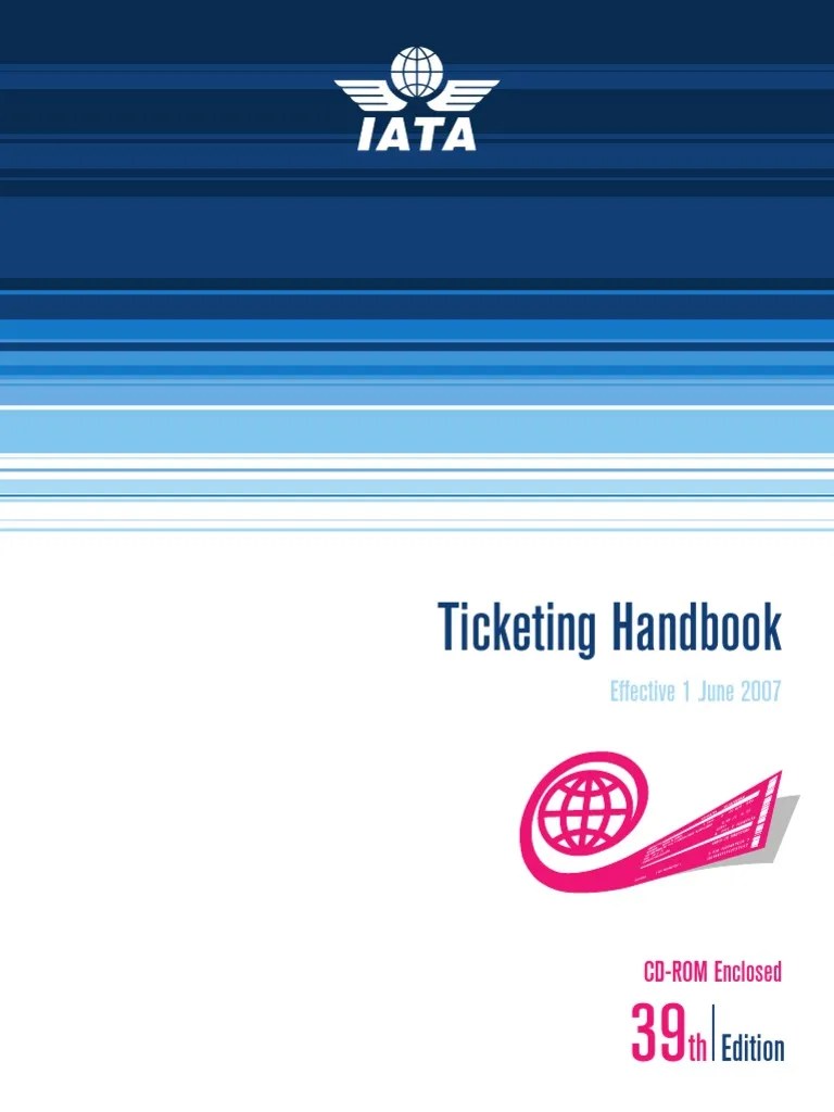 IATA Ticketing Handbook PDF Fee Payments
