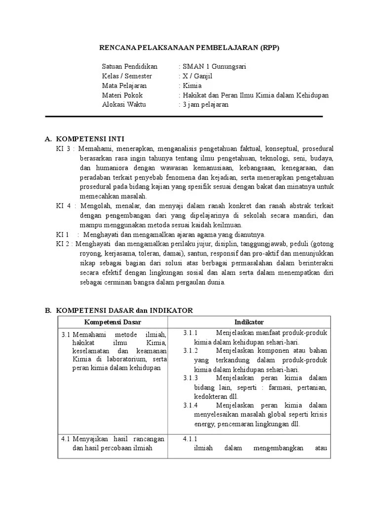 Materi Hakikat Ilmu Kimia Kurikulum 2013 Terkait Ilmu