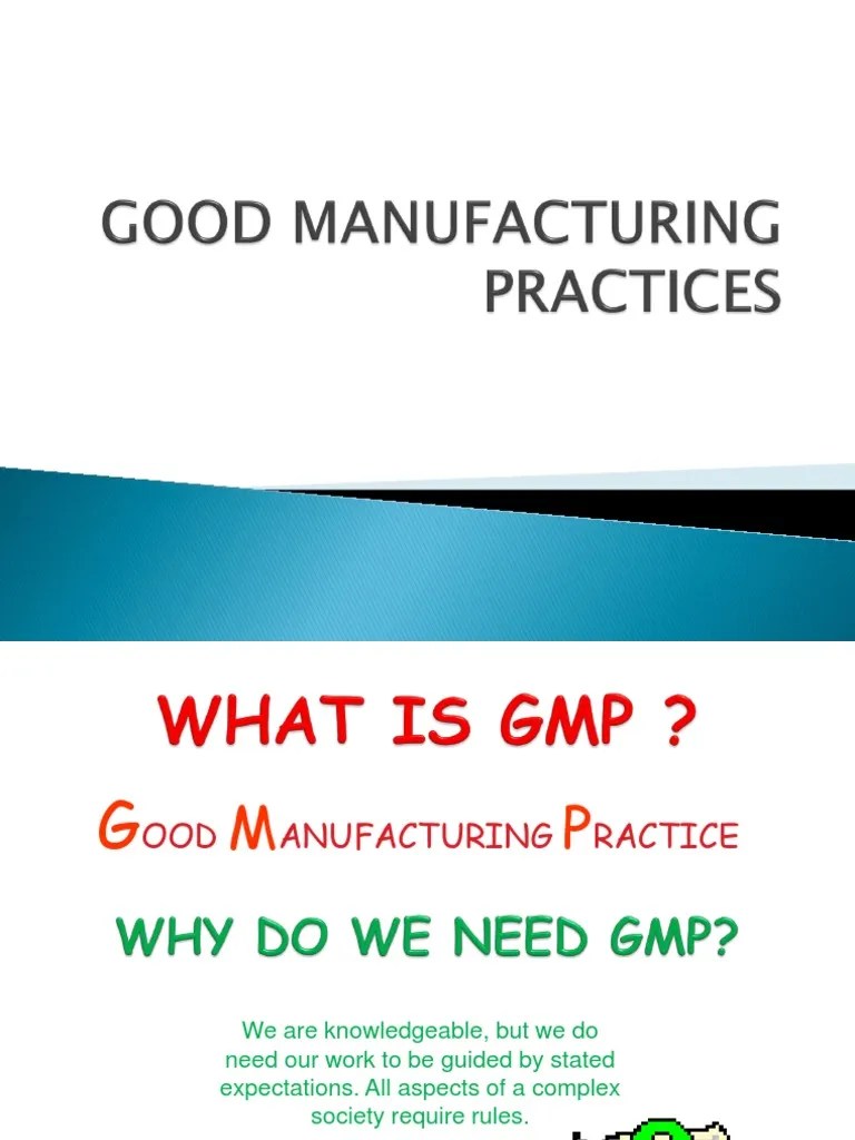 Basic Gmp Hygiene Packaging And Labeling