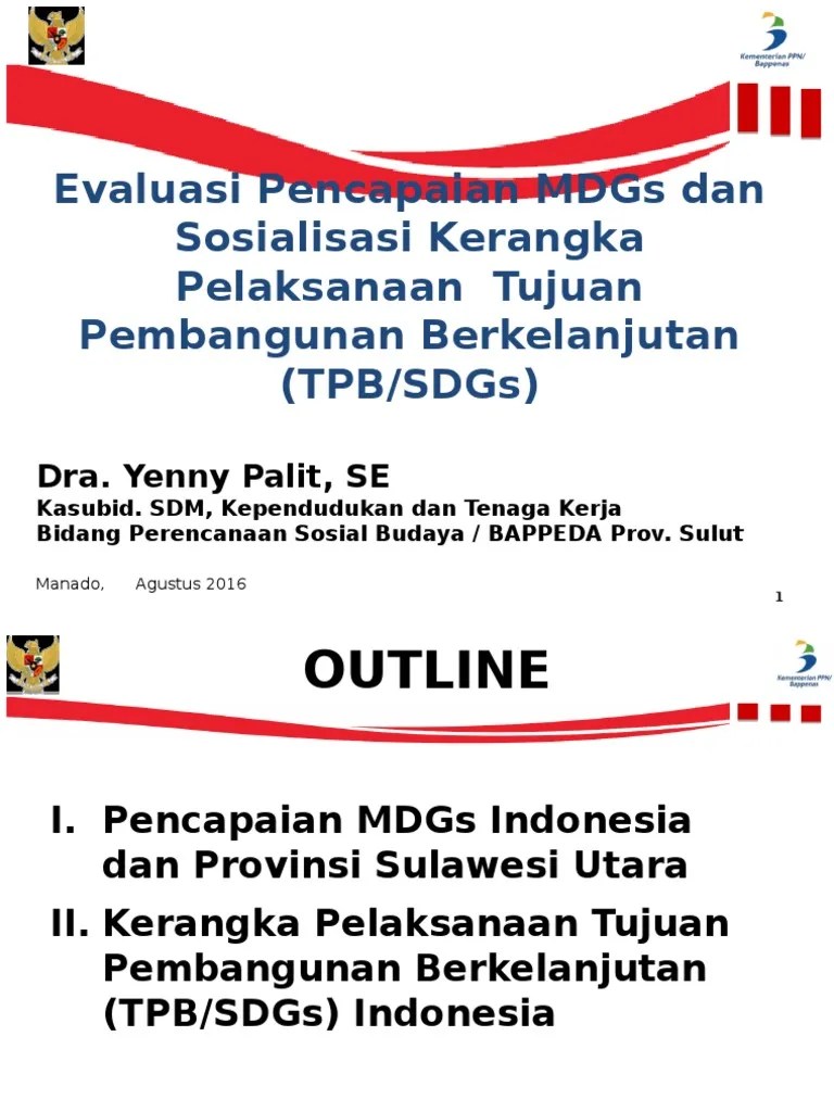 Materi Evaluasi Mdgs Dan Sdgs