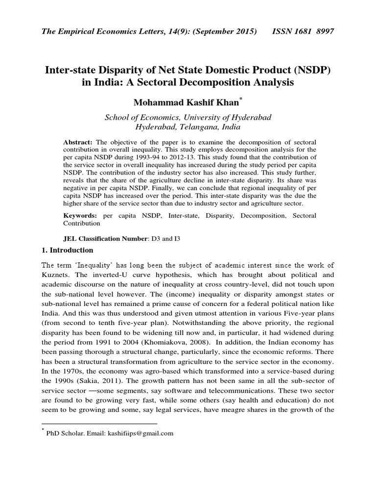 Empirical Economics Letters.pdf Economic Inequality Class