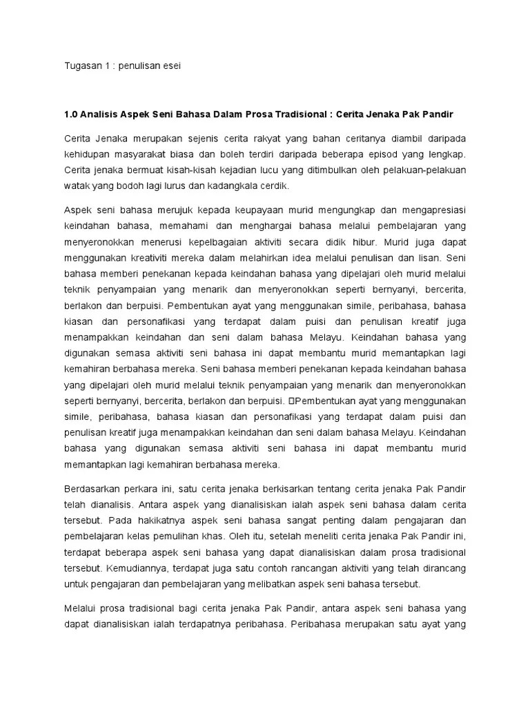 Cerita Rakyat Pak Pandir