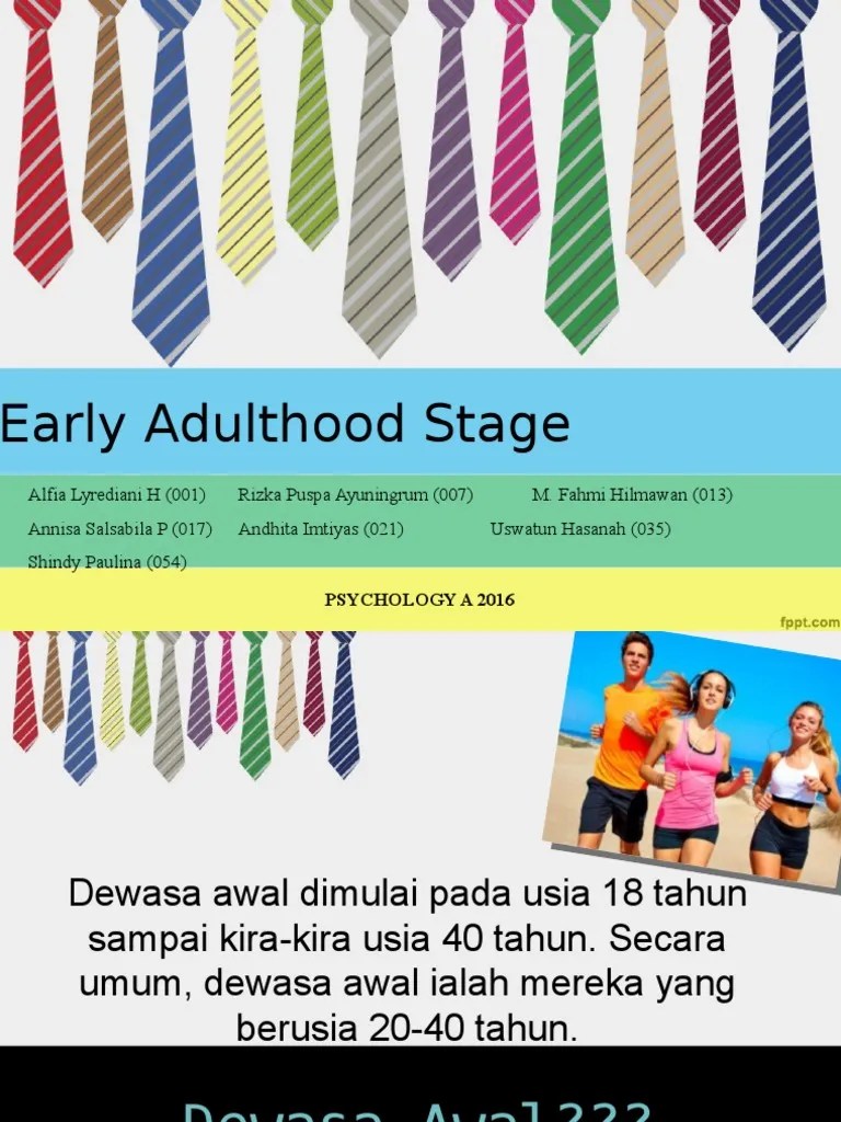 Perkembangan Dewasa Awal (ppt)