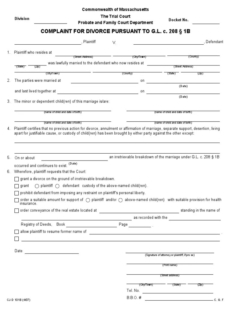 Divorce Court Forms :: Northampton County Court of Com…