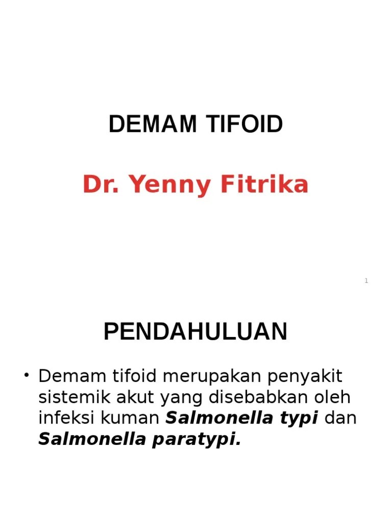 DEMAM TIFOID