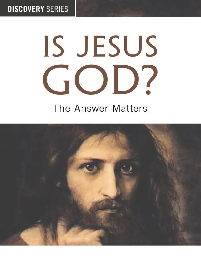 Is Jesus God PDF PDF Gospel Of Matthew Jesus