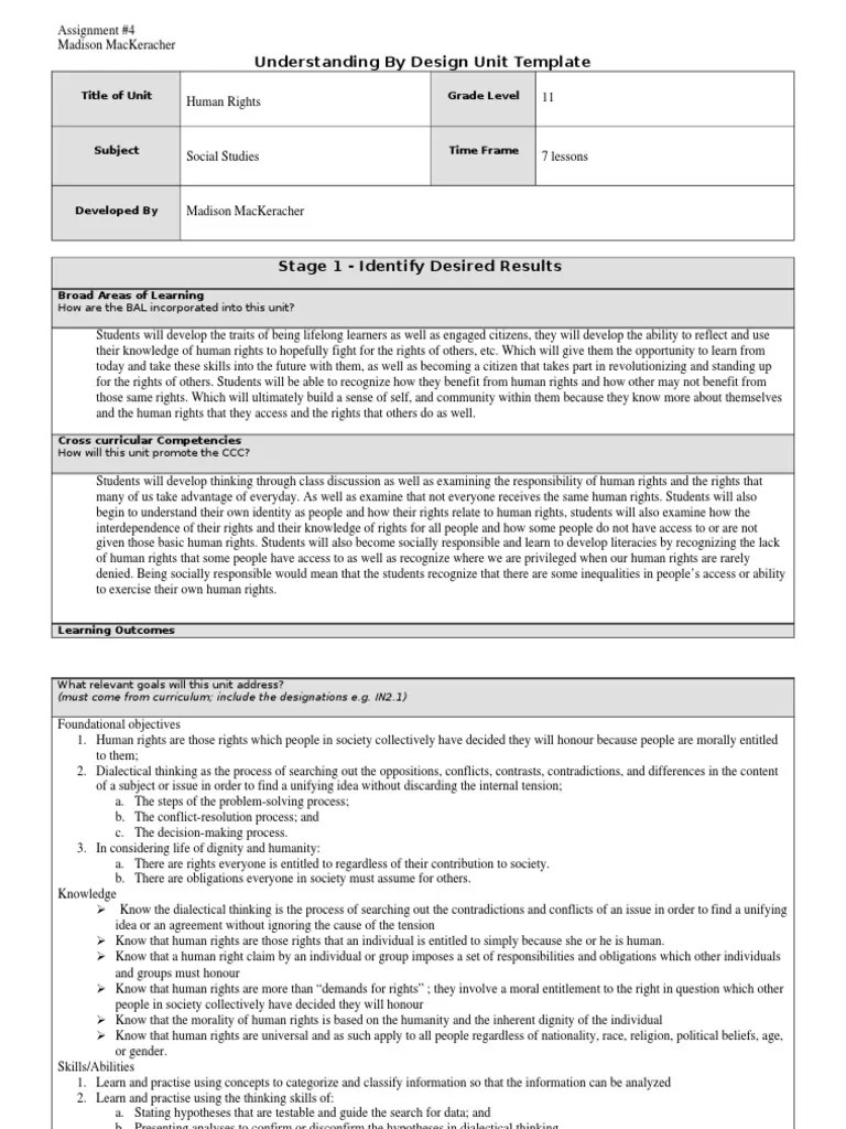 Assignment 4 Culturally Responsive Education Second Lesson Plan PDF