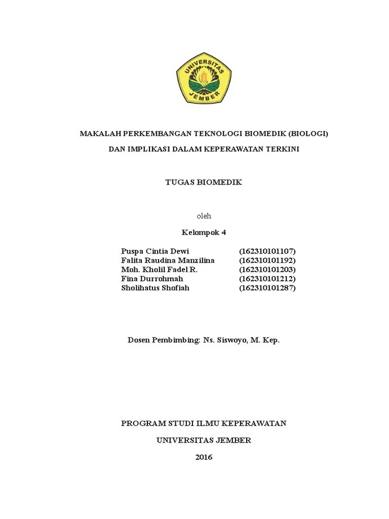 Makalah Perkembangan Teknologi Biologi