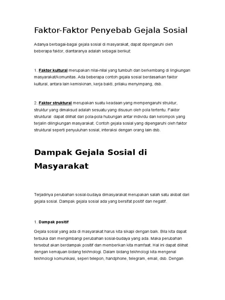Faktor Dan Implikasi | PDF