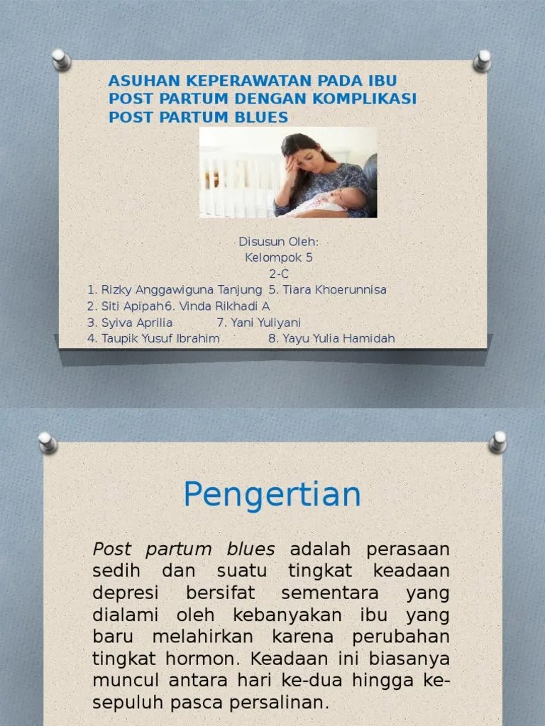 ASKEP POST PARTUM BLUES PDF