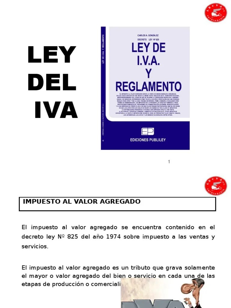 ley del iva (2).pptx Impuestos Propiedad Free 30day Trial Scribd
