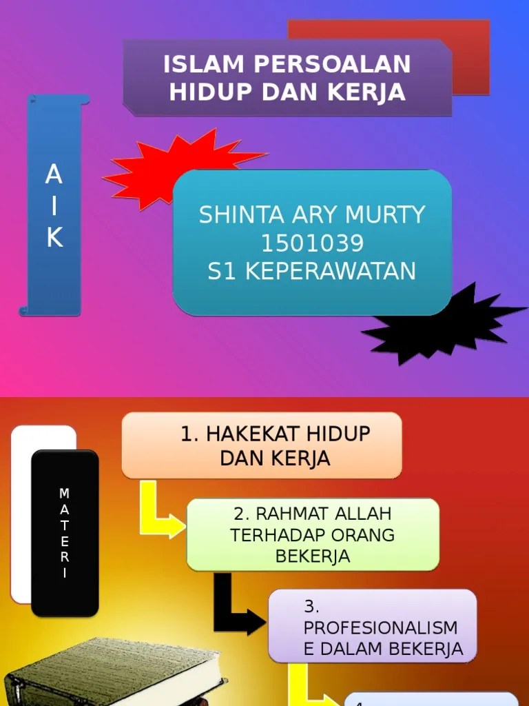 ISLAM PERSOALAN HIDUP DAN KERJA.ppt